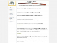 waffen-burg.de Webseite Vorschau
