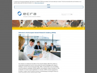 ecra-online.org Webseite Vorschau