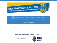 ssv-kalthof.de Webseite Vorschau