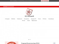 kg-vettweiss.de Webseite Vorschau