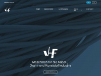 vhf-cable-machines.com Webseite Vorschau