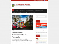 feuerwehr-gronau.de Webseite Vorschau