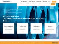 vip-kommunikation.de Webseite Vorschau