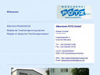 waescherei-puetz.de Webseite Vorschau