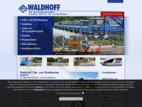 waldhoff-gmbh.de Webseite Vorschau