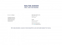 walter-dinger.de Webseite Vorschau