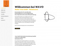 wavo.de Webseite Vorschau