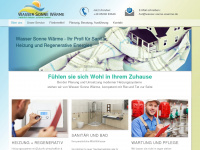wasser-sonne-waerme.de Webseite Vorschau