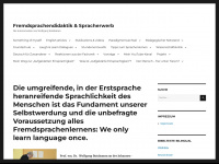 fremdsprachendidaktik.de Webseite Vorschau