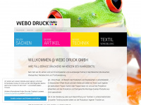 webo-druck.de Webseite Vorschau