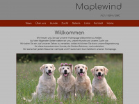 maplewind.de Webseite Vorschau