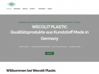 wecolit-plastic.de Webseite Vorschau