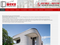 weku-fenster.de Webseite Vorschau