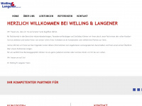 welling-langener.de Webseite Vorschau