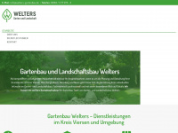 welters-gartenbau.de Webseite Vorschau