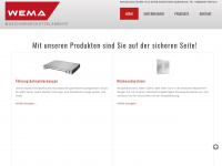 wema-maschinenschutz.net Webseite Vorschau