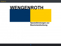 wengenroth.de Webseite Vorschau