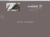 werkstatt21.de Webseite Vorschau