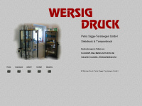 wersig-druck.de Webseite Vorschau