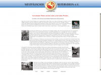 westfaelischerreiterverein.de Webseite Vorschau