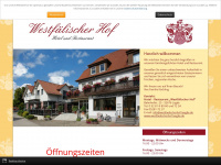 westfaelischerhof-luegde.de Webseite Vorschau