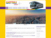 wettels-busreisen.de Webseite Vorschau