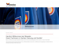 weweler.de Webseite Vorschau