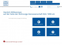 wg1896.de Webseite Vorschau