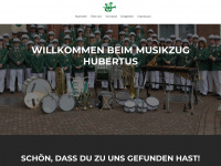 musikzug-hubertus.de Webseite Vorschau