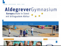 aldegrever-gymnasium.de Webseite Vorschau