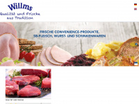 willms-fleisch.de Webseite Vorschau