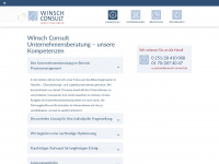 winsch-consult.de Webseite Vorschau