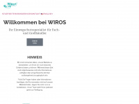 wiros.de Webseite Vorschau