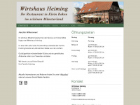 wirtshaus-heiming.de Webseite Vorschau