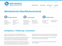 woestheinrich.com Webseite Vorschau