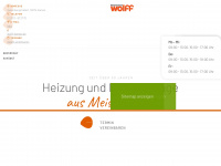 wolff-kamen.de Webseite Vorschau