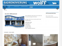 wolff-sanitaer.de Webseite Vorschau