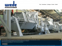wrede-maschinenfabrik.de Webseite Vorschau