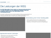 wsg.eu Webseite Vorschau