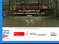 kanu-spremberg.de Webseite Vorschau