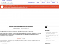 wulffinformatik.de Webseite Vorschau