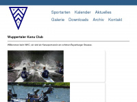 wuppertaler-kanu-club.de Webseite Vorschau