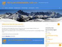 ski-club-cronenberg.de Webseite Vorschau