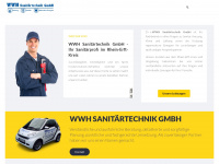 wwh-sanitaertechnik.de Webseite Vorschau