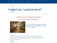 yogaindividuell.com Webseite Vorschau