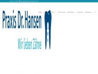 zahnarzt-dr-hansen.de Webseite Vorschau
