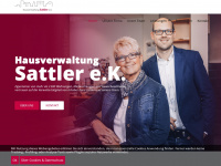 hausverwaltung-sattler.de Webseite Vorschau