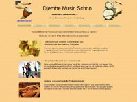 djembemusic.de Webseite Vorschau