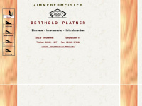 zimmerei-platner.de Webseite Vorschau