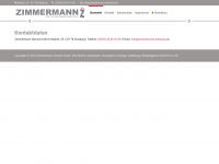 zimmermann-duisburg.de Webseite Vorschau